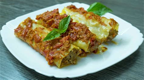 Beef Cannelloni Recipe   Italian recipes ? Cooking View