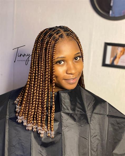 Braids with beads 🥰 | Braids for short hair, Quick braided hairstyles ...