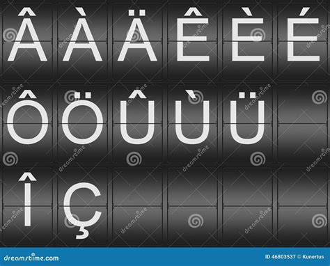 Collection Of Umlaut And Accent Letters Royalty-Free Stock Photo ...