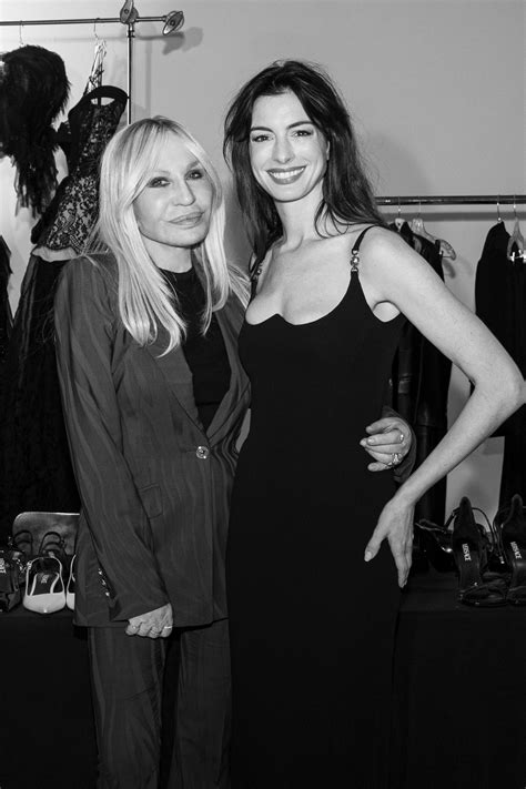 Why Donatella Versace Chose Anne Hathaway To Front A Very Personal ...