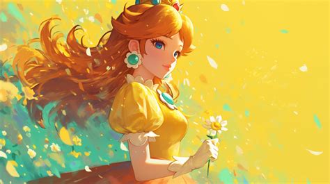 Princess Daisy HD Wallpaper: Super Mario Bros. Magic by patrika