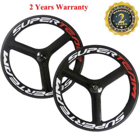 Superteam 65mm Carbon Fiber Tri Spoke Wheelset Road India | Ubuy