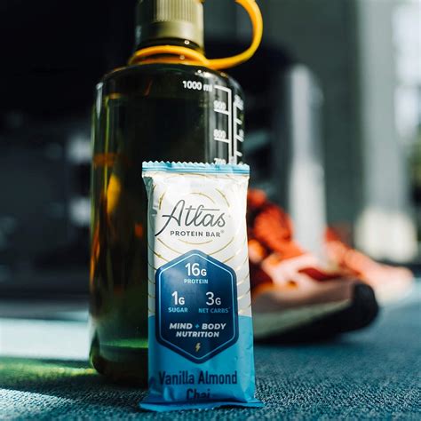 Buy Atlas Mind + Body Keto Protein Bar - Vanilla Almond Chai Keto Bars ...