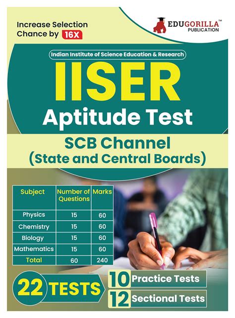 Buy IISER Aptitude Test 2024 : SCB Channel (IAT - State and Central ...