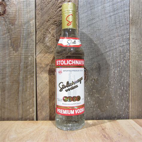Stolichnaya Vodka 375ml (Half Size Btl) - Oak and Barrel