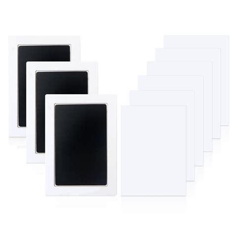 3 Colors Extra Size Clean Touch Ink Pad for Handprint, Footprint and ...