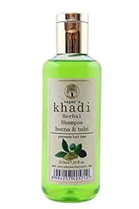 Buy Vagad's Khadi Henna And Tulsi Shampoo, 210ml Online at Low Prices ...