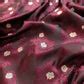 Shop Burgundy Maroon Mashru Silk Jamewar Banarasi Saree – BUNKALA
