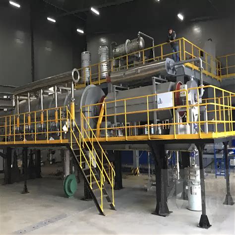 Gas continuo del horno de alta temperatura del horno rotatorio que ...