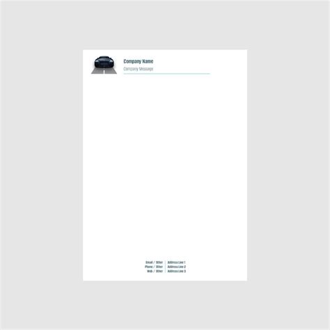 Auto Dealers Custom Letterheads Templates & Designs | Vistaprint