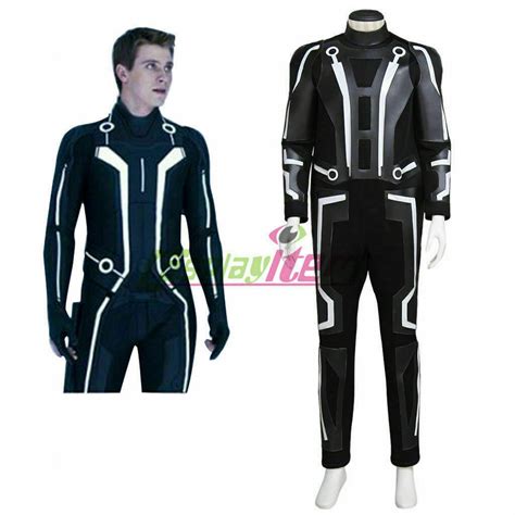 Tron: Legacy Sam Flynn Adult Men's Jumpsuit Cosplay Costume custom made ...