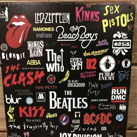 80s Band Logos