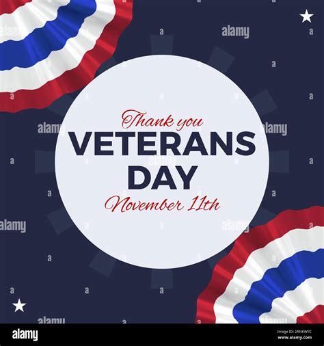 Composite of thank you veterans day november 11th text over flag of usa ...