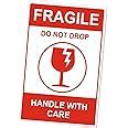 True-Ally Large Fragile Stickers - 100 x 150mm (4x6 inch) Strong ...