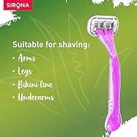 Sirona 4 Blade Reusable Hair Removal Razor for Women - 1 Pcs | with ...