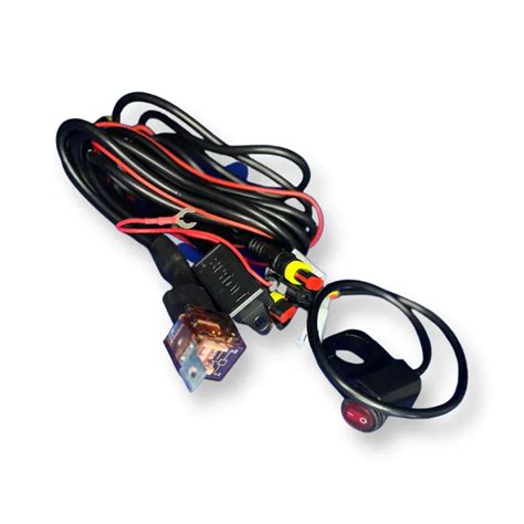 HJG Wiring Harness Kit - Foglight Wiring Harness Kit (2 Colour, 3 Wire ...