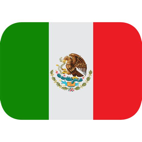 Mexico flag emoji clipart. Free download transparent .PNG | Creazilla