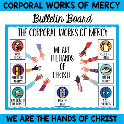 Christian Bulletin Board: The Corporal Works of Mercy | Made By Teachers