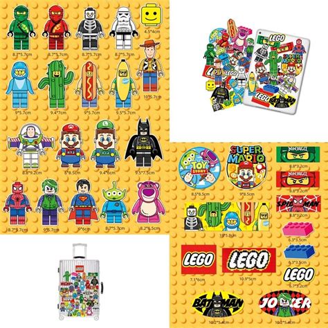 PREMIUM DESIGN STICKER 30 pcs Lego Fans vinyl decal sticker, Hobbies ...