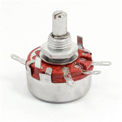 470K ohm 2 Watt Carbon Composition Rotary Potentiometer WTH118 : Amazon ...