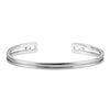 Jewelove™ Bangles & Bracelets Platinum Open Kada for Men JL PTB 625