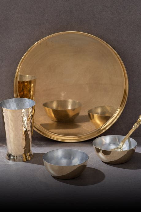 Brass Thali Set of 5 | Upto 10% Off | P.TAL – P•TAL