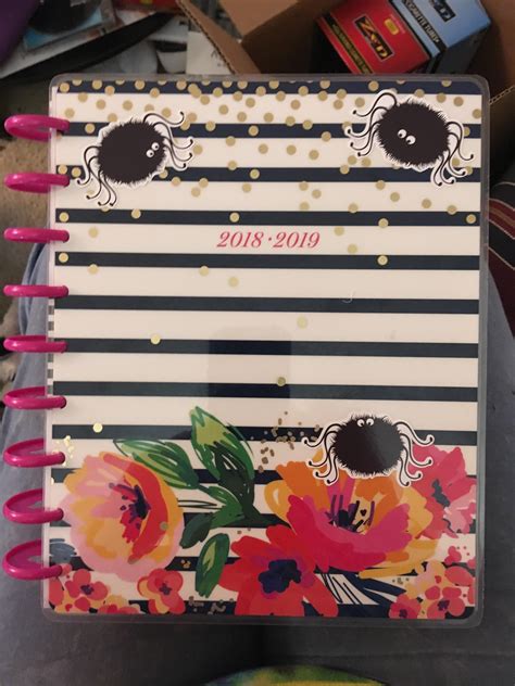 My planner where I record all my spider care for my five tarantula ...