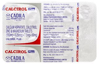 Calcirol Plus Tablet 10 - Uses, Side Effects, Dosage, Price | Truemeds