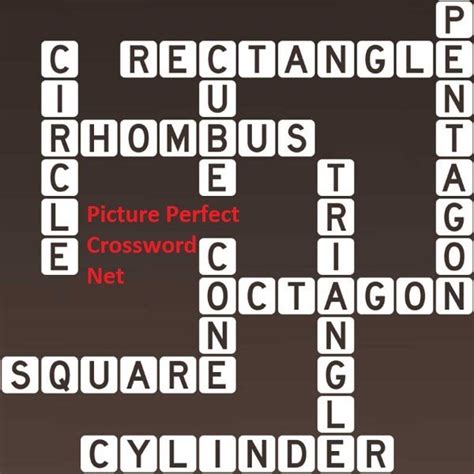 Shapes and Sizes - Picture Perfect Crossword