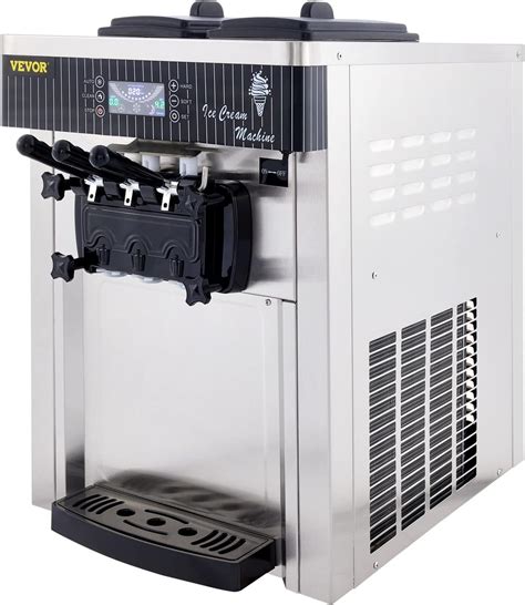 Amazon.com: XPW 110V Commercial Ice Cream Machine - 2200W 3 Flavors ...