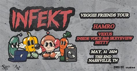 Infekt Veggie Friends Tour at The End, The End, Nashville, 31 May 2024 ...