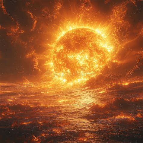 Image result for Exploding Sun Scene
