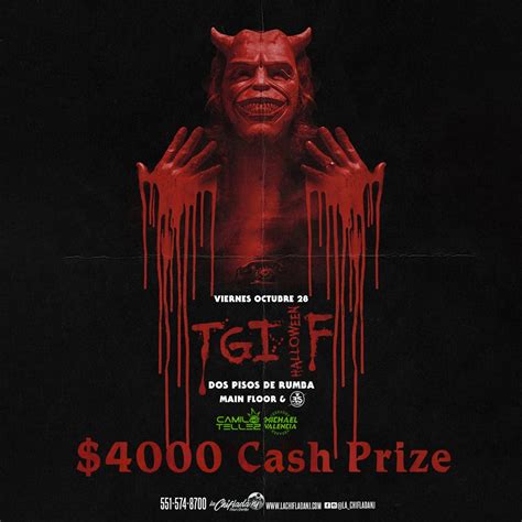 HALLOWEEN FRIGHT-NIGHT AT LA CHIFLADA Tickets - BoletosExpress