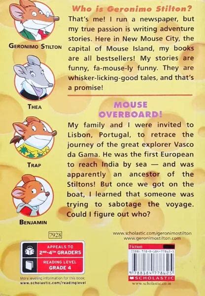 Geronimo Stilton 62 Mouse Overboard! (P) – Books and You