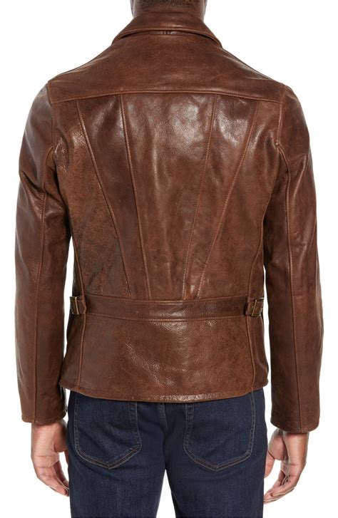 Revolt Pure Men Leather Jacket Brown Casual Fashion Luxury Winter Wear ...