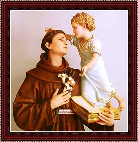 MOST BLESSED HOLY MIRACULOUS ST ANTHONY'S OF PADUA ,FRAMED BY SHARON ...