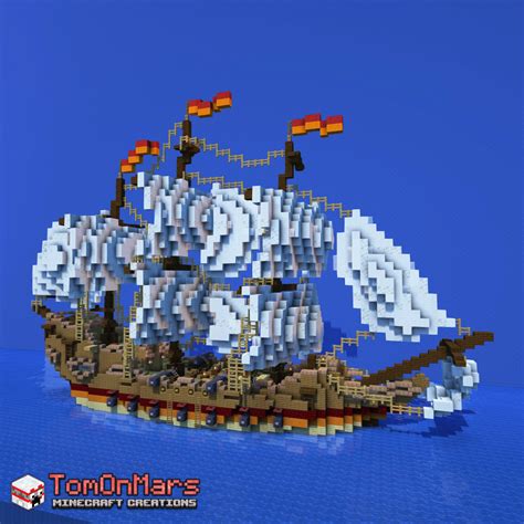 Pirate Ship Design Minecraft