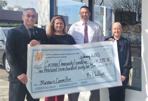 SATF donations help community - Inside CDCR