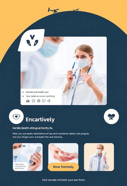 Dentist and health care social media and banner template | Premium AI ...