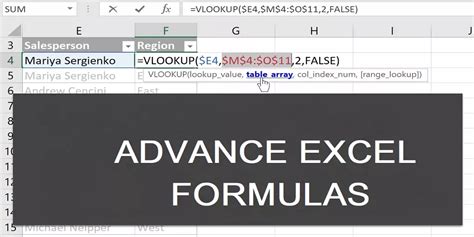 Advanced Excel Formulas 的图像结果