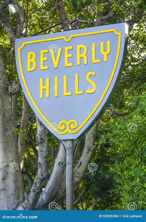 Famous Beverly Hills Sign - LOS ANGELES - CALIFORNIA - APRIL 20, 2017 ...