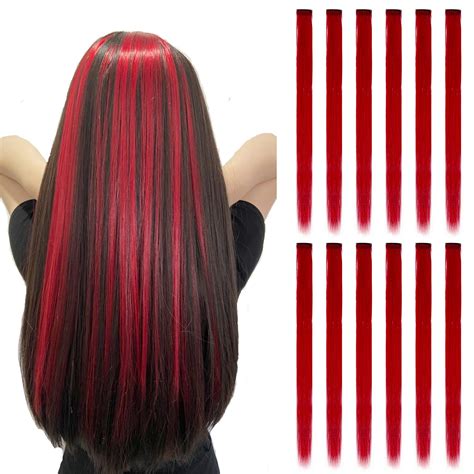 Hair Extensions Red Color at Isabel Yazzie blog