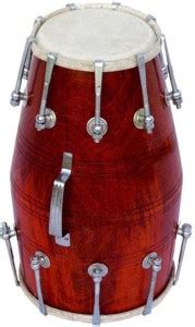NSR Traders Handmade Wooden Dholak S045 Nut & Bolts Dholak (Brown) Nut ...