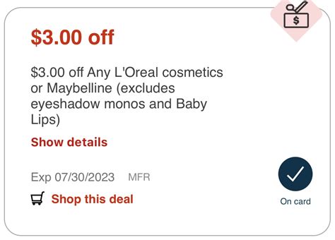 Select Maybelline Cosmetics 50% off on CVS.Com! | OR Order Online, Pick ...