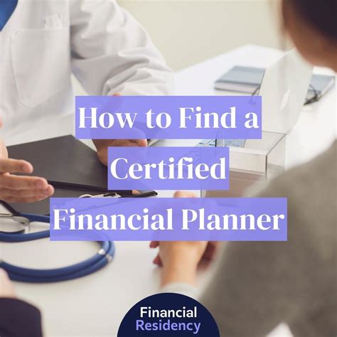 How to Find a Certified Financial Planner (CFP): Physician's Guide