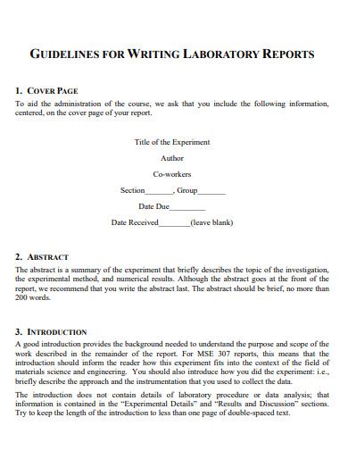 Lab Report Abstract Examples 的图像结果