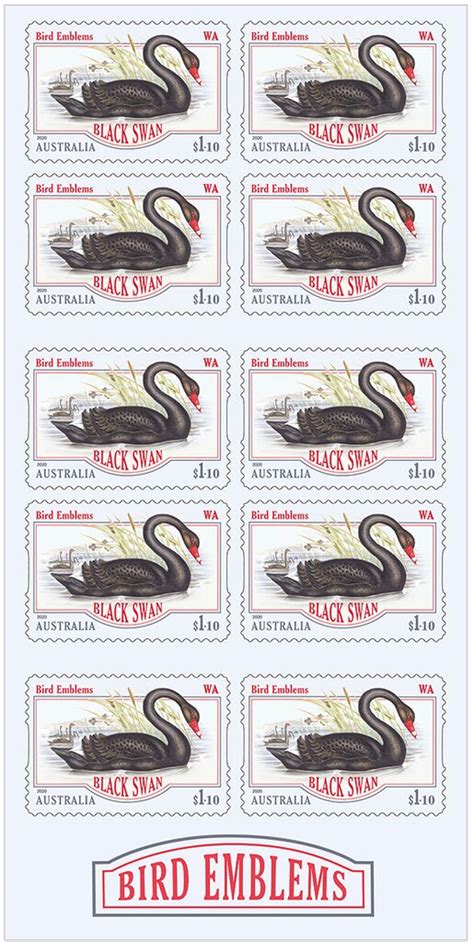 Western Australia State Bird Emblems – Stamps of Australia 2020 ...