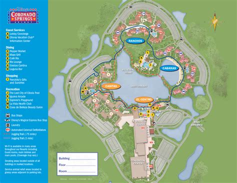 Coronado Springs Resort Map | KennythePirate.com