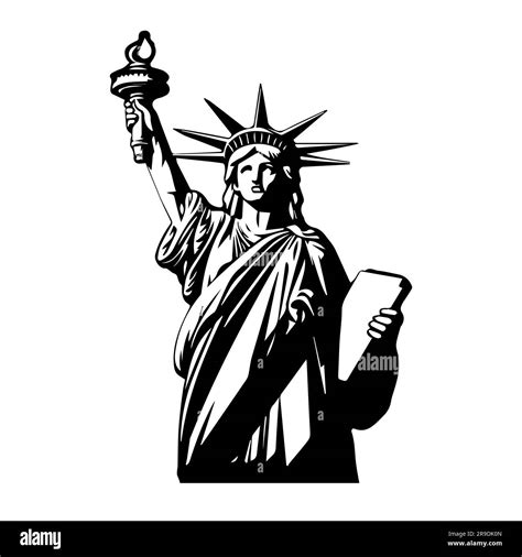 Statue Of Liberty Silhouette Clipart