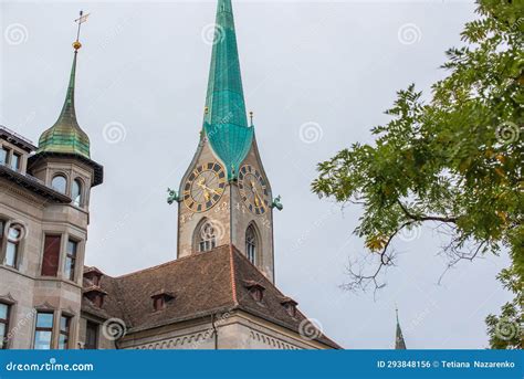 Old Part European City Zurich. Tourism Concept Editorial Photo - Image ...